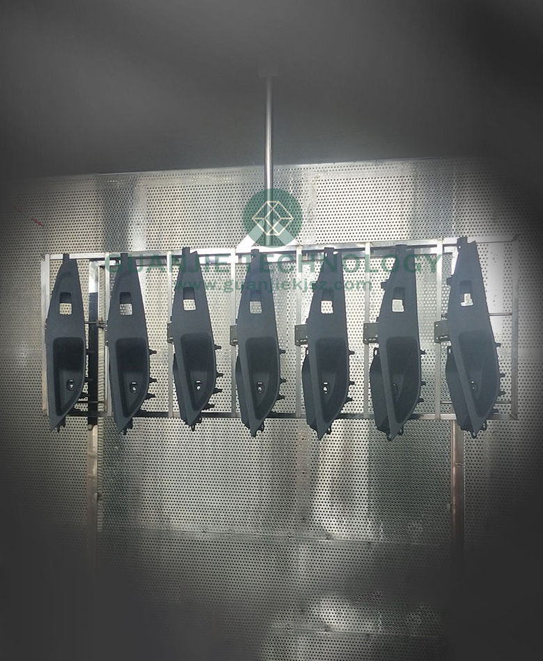 Automotive door inner panel assembly painting line