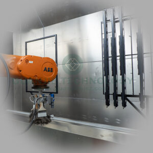 Automotive dashboard coating production line