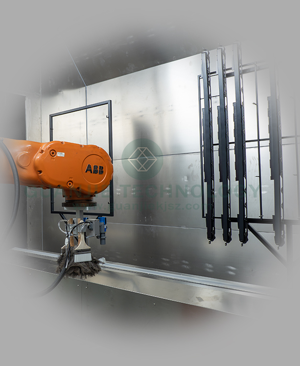 Automotive dashboard coating production line