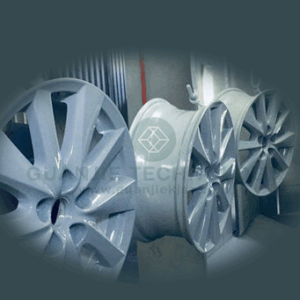 Automotive wheel coating production line, wheel coating production line, automotive parts coating production line