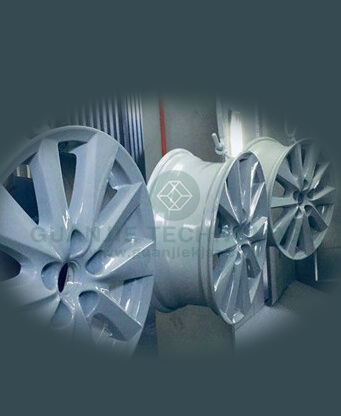 Automotive wheel coating production line, wheel coating production line, automotive parts coating production line