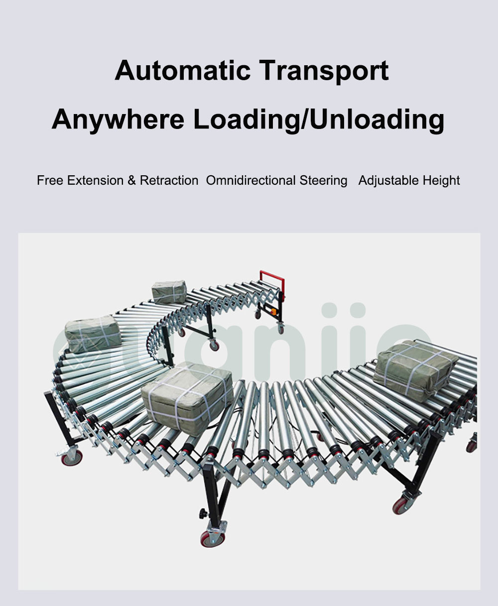 Mobile retractable roller onveyor-1000-1218-03