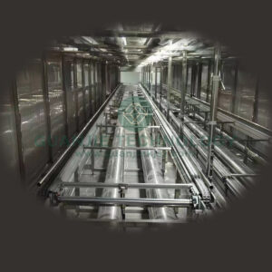 Static chamber gas ternary radiation oven